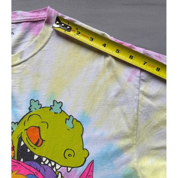 Nickelodeon 90s Cartoons T Shirt Men M Multicolor Retro Style 100% Cotton Casual - Picture 4 of 12